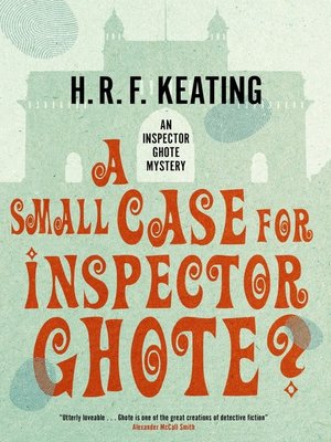 cover image of A Small Case for Inspector Ghote